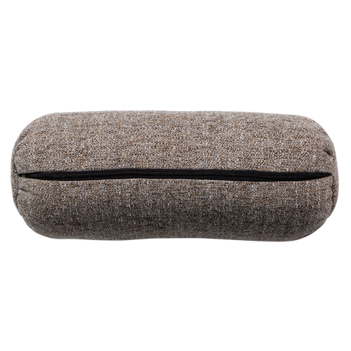 WOOOD rolkussen Baggy - Geweven Stof - Bruin Melange  - 23x50x23 - vtwonen shop