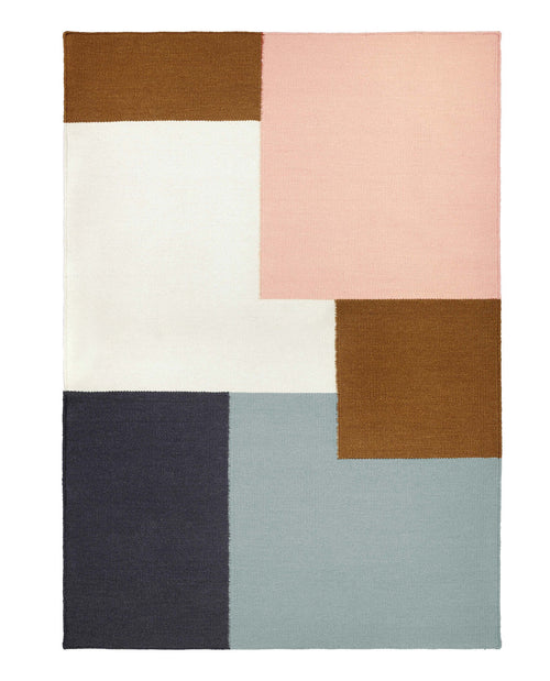 Vloerkleed Finarte Kortelli Wool Rug Grey-Pink 140x200 cm - vtwonen shop