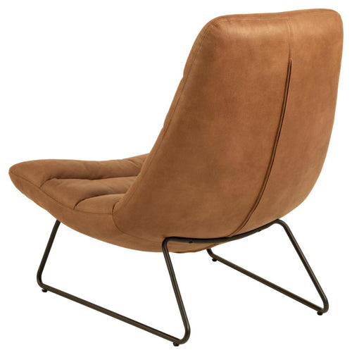 Rebellenclub Fauteuil Corby - Cognac - vtwonen shop