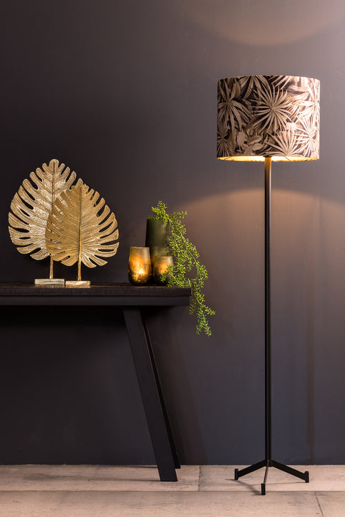 Light & Living vloerlamp DENNIS - Ø30x131cm - zwart - vtwonen shop