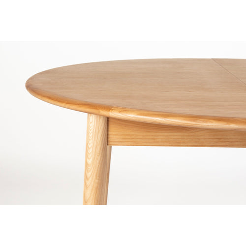 Zuiver Twist Uitschuifbare Eettafel Rond 120/160 cm Eikenhot - Beige - vtwonen shop