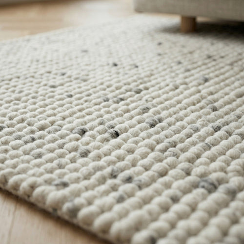 DÉJA Living Vloerkleed Bela - Lichtgrijs Wol - 160x230cm