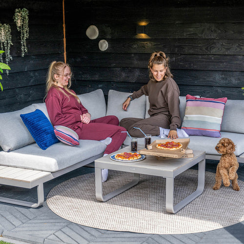 Garden Impressions loungeset Diego 4-delig - taupe