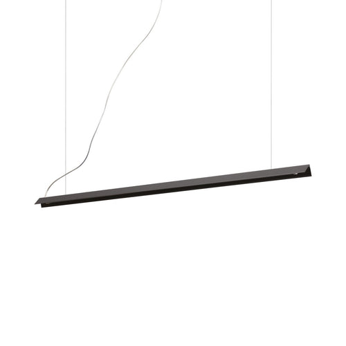 Ideal Lux V-LINE Geïntegreerde Led Hanglamp Plafondlamp Zwart 3000K