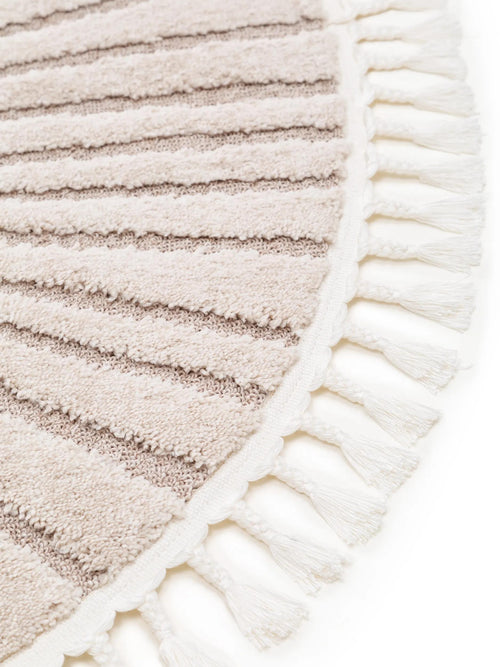 benuta kindervloerkleed Momo - beige - ø 120 cm
