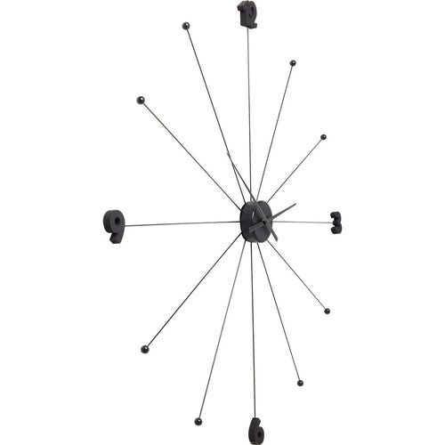 Kare Design Wandklok Umbrella zwart