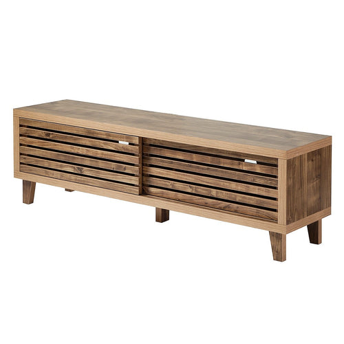 Calicosy - LIAM TV-meubel - Donker hout - 140x35x45 cm