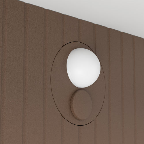 EGLO wandlamp buiten Frigento - roestbruin - solar - sensor