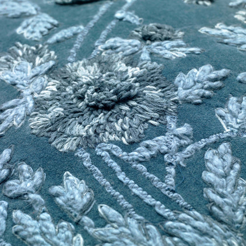 GISELLE | sierkussen 45x45 cm | Insignia Blue | blauw | Hoii | met duurzame kussenvulling