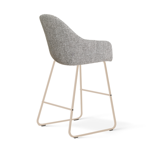 Nolon Nino-Mae barkruk grijs blend - beige onderstel - 65 cm