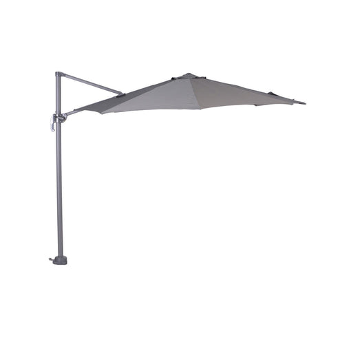 Hawaii parasol S - Ø300 cm - carbon black - licht grijs