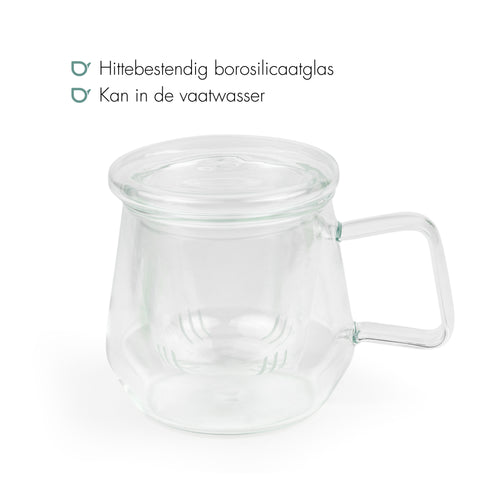 Bredemeijer -Tea for one Livorno glas transparant 290ml