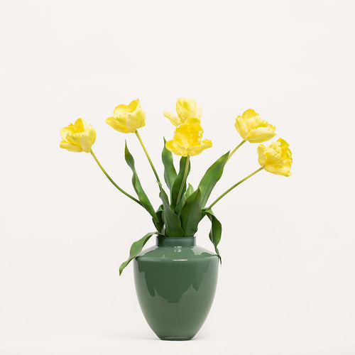 Blooming Good Zijden Tulpen Boeket  Good MC.26 - Geel - 60-70 cm. hoogte - vtwonen shop