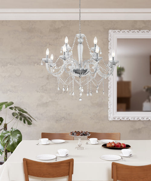 Stars of Light basilano 1 hanglamp Basilano 1 - e14 - ø 100 cm - chroom