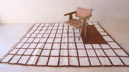 AFK Living vloerkleed Berber - handgemaakt - Wol - 80 cm x 240 cm
