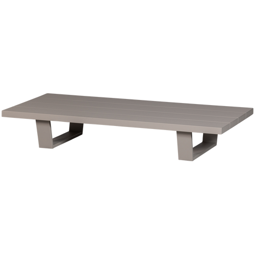 Exotan salontafel buiten Bear - Aluminium - Zand - 25x140x70 - vtwonen shop