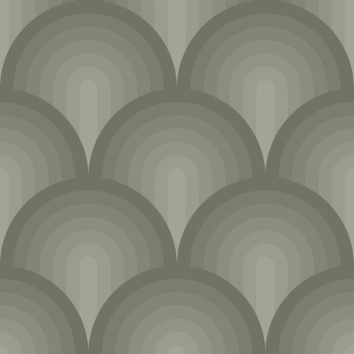 ESTAhome behang 3D-motief olijfgroen - 50 x 900 cm - 131121 - vtwonen shop