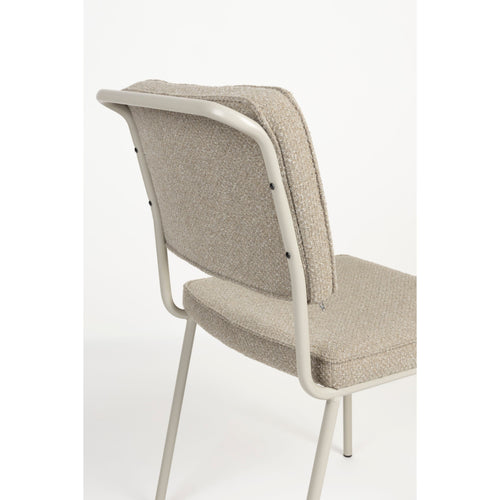 Zuiver Buddy Eetkamerstoelen  Beige - Set van 2