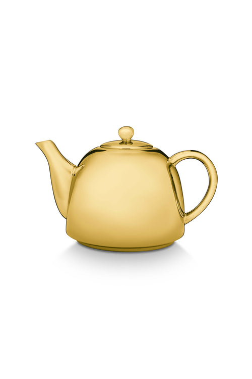 vtwonen Theepot - Goud - Porselein - 1.8 Liter - vtwonen shop