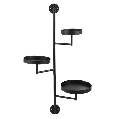 Mica Decorations Perry Wandrek - L30 x B23 x H80 cm - Metaal - Zwart - vtwonen shop