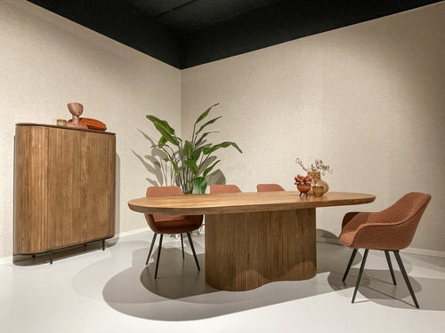 Livingfurn kabinetkast Noor Natural - 150cm - mangohout - vtwonen shop