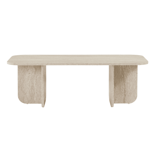 Calicosy - BECAJ Rechthoekige salontafel - Eiken - 60x120x41,4 cm