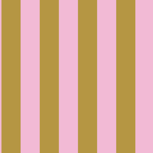 ESTAhome behang strepen lila roze en mosterdgeel - 50 x 900 cm - 131975