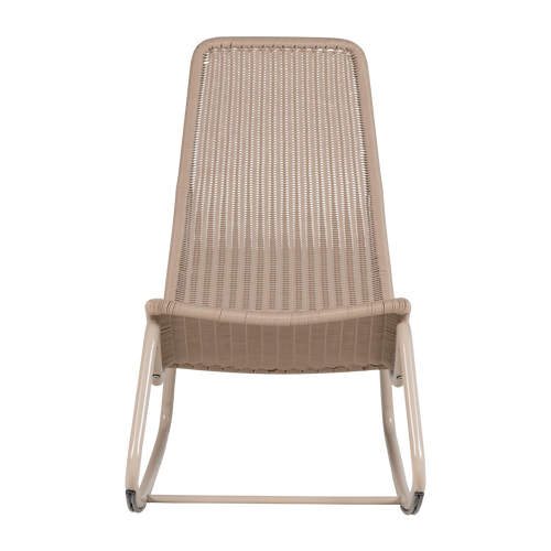 WOOOD schommelstoel tuin Tom - Kunststof - Zand - 97x51x95