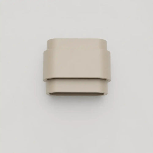 Artdelight wandlamp Metz - 2 lichts - 9  x 16   cm - beige