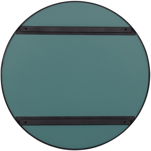 WOOOD spiegel Doutzen - Metaal - Zwart - 80x80x5