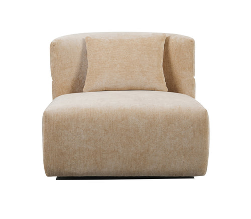 DÉJA Living Draaifauteuil Ethan - Beige Stof - 88x95x75cm