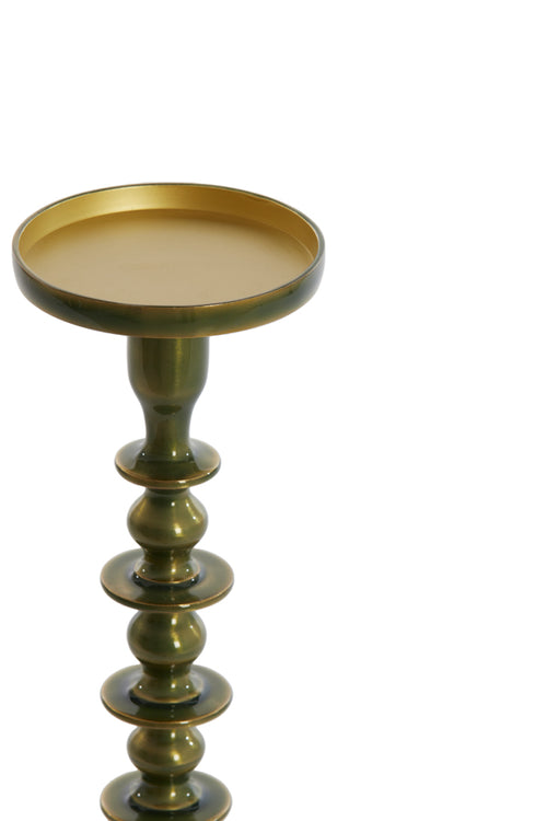 Light & Living kandelaar MERAKO - Ø11x35.5cm - groen - vtwonen shop