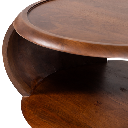 WOOOD salontafel Cole - Mango Hout - Bruin - 36x72x72 - vtwonen shop