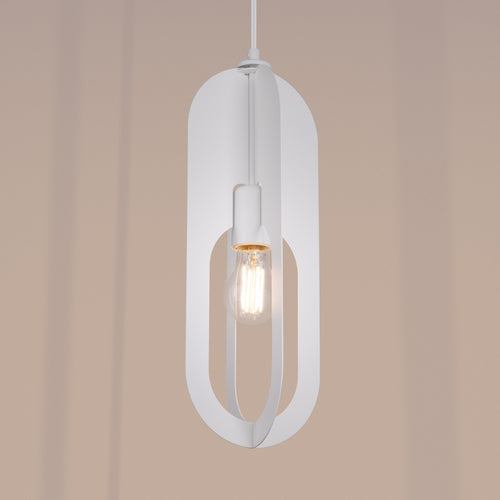 Sollux Lighting Hanglamp NICUS 1 wit - 11x11x140cm