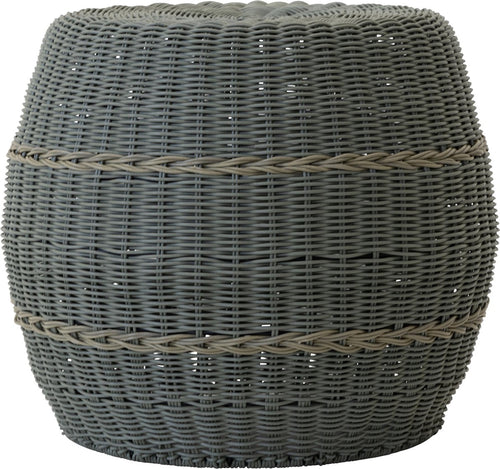 Lesli Living poef Laos - groen - Ø46x40cm