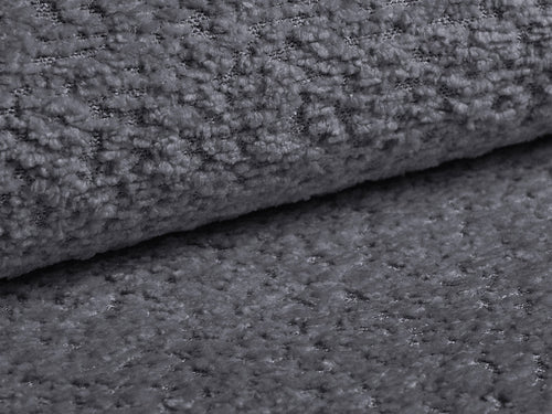 Cosmopolitan Design Converteerbare bank Kemi 3-zits, boucle grafiet - 95x206x70cm