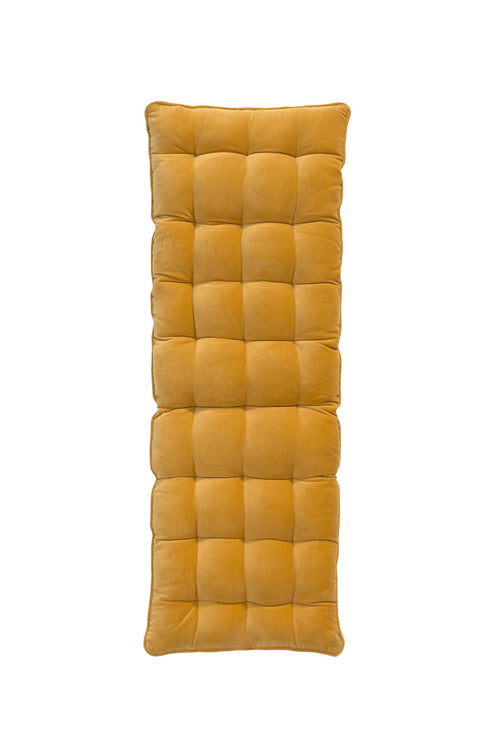 Calma House Bankkussen Velour - Mosterd - 40x120x4