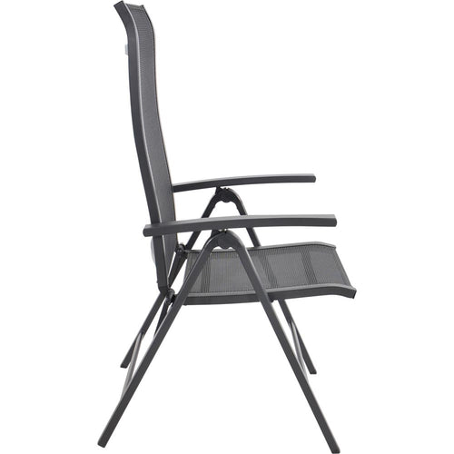 Lesli Living bistrostoel Hera - antraciet - 61x67x113cm - set van 2