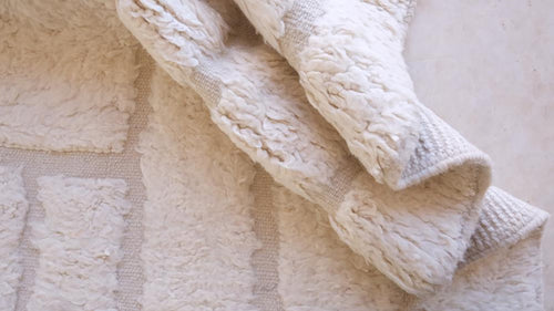 AFK Living vloerkleed Berber - handgemaakt - Wol - 238 x 333 cm