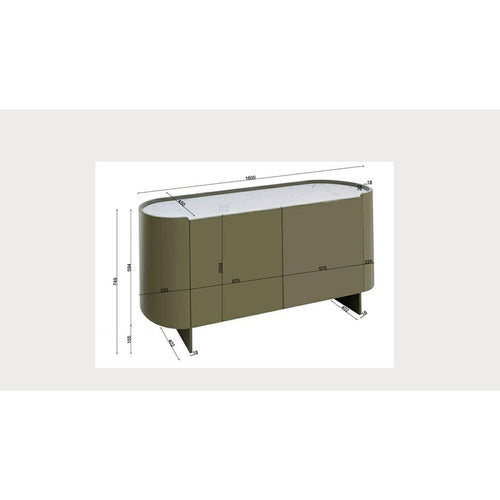 Kare Design Dressoir Eliano khaki