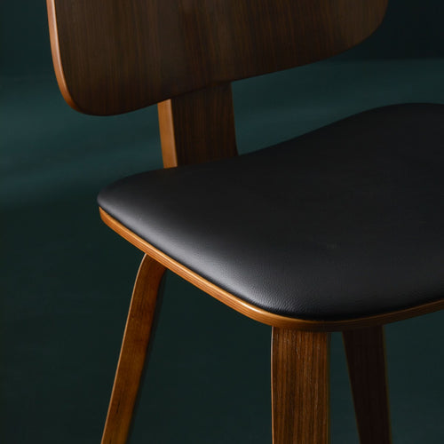 Signature - BRAND Set van 2 stoelen - Zwart - 49,5x48,5x80,5 cm
