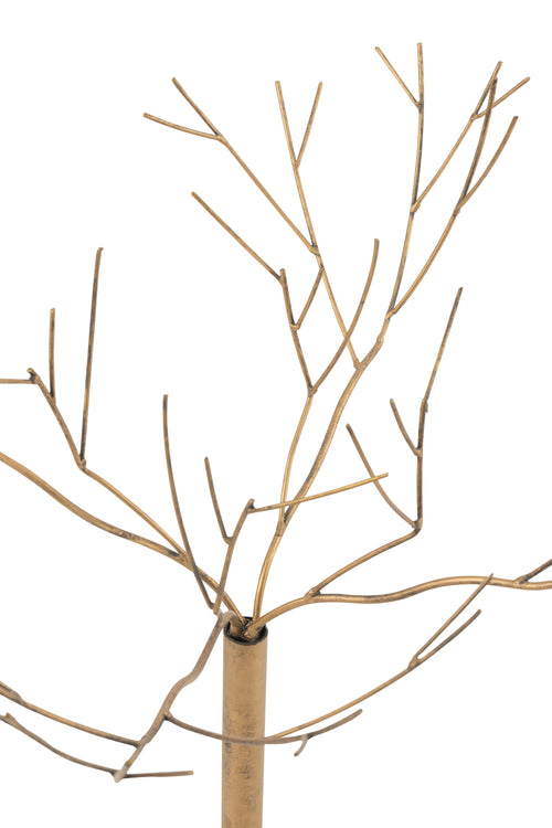 J-Line decoratie Boom - metaal - goud - small - vtwonen shop