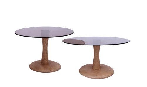 Brix bijzettafel Faye - bruin - 60x60x45
