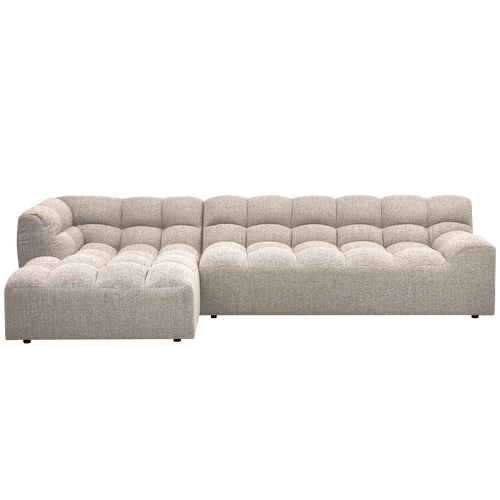 WOOOD chaise longue links Allure - Polyester - Naturel - 79x324x165 - vtwonen shop