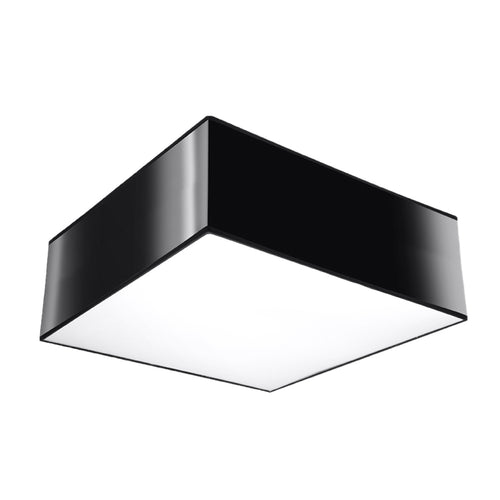 Sollux Lighting Plafondlamp HORUS zwart - 25x25x11cm