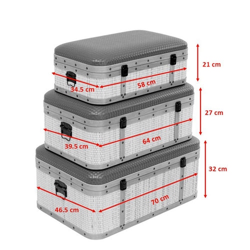 Kare Design Koffers Viaggo (3/Set)