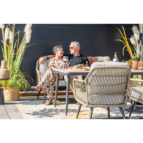 Garden Impressions lounge dining set Kalibo donker grijs 4-delig - vtwonen shop