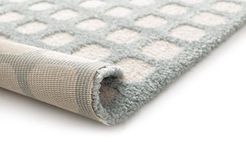 AFK Living vloerkleed Pixel - reliëfeffect - blauw - 120 x 170 cm - vtwonen shop