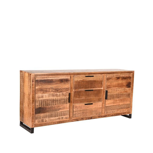 LABEL51 Dressoir Glasgow - Naturel Mangohout - 190x45x85cm - vtwonen shop