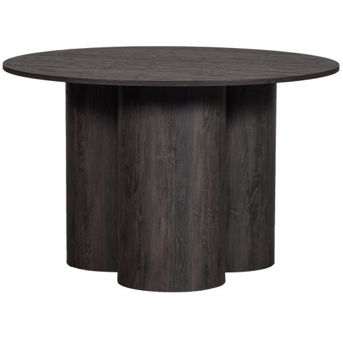 WOOOD eettafel binnen Oona - MDF - Donker bruin - 75x120x120 - vtwonen shop